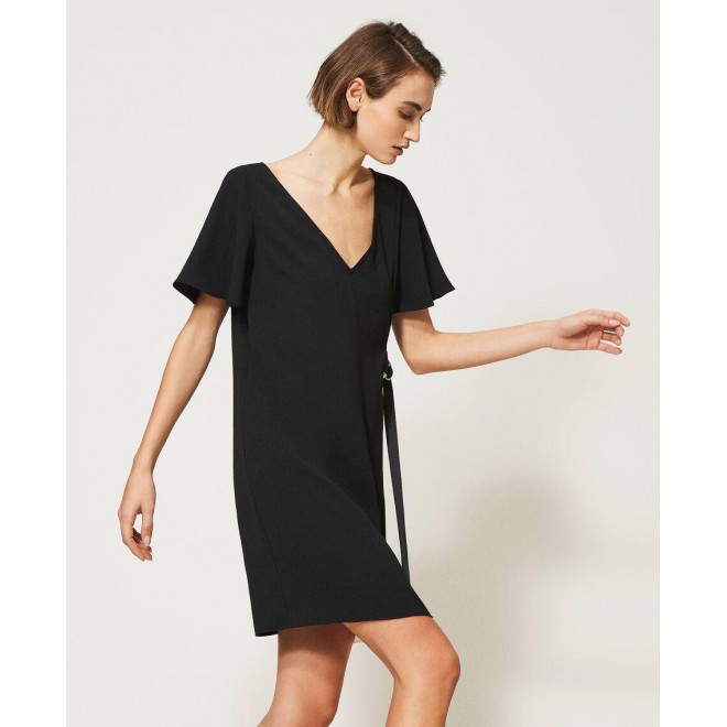 “Atlas” tunic dress with pleated insert