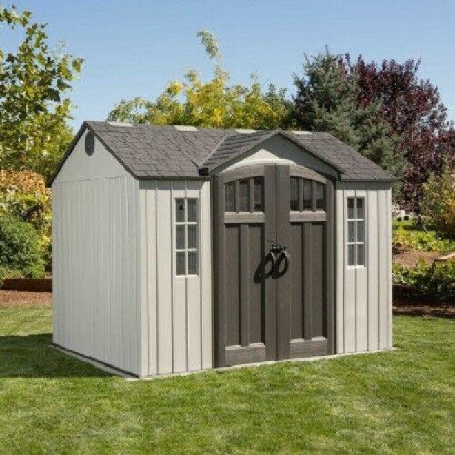 Lifetime 10x8 Outdoor Storage Shed Kit w/ Vertical Siding 60243