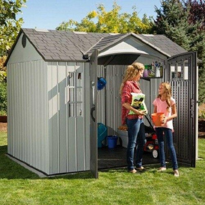 Lifetime 10x8 Outdoor Storage Shed Kit w/ Vertical Siding 60243